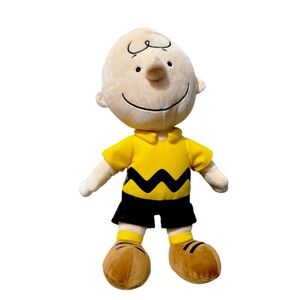 Yellow and Black Stuffed Animal Plush Toy